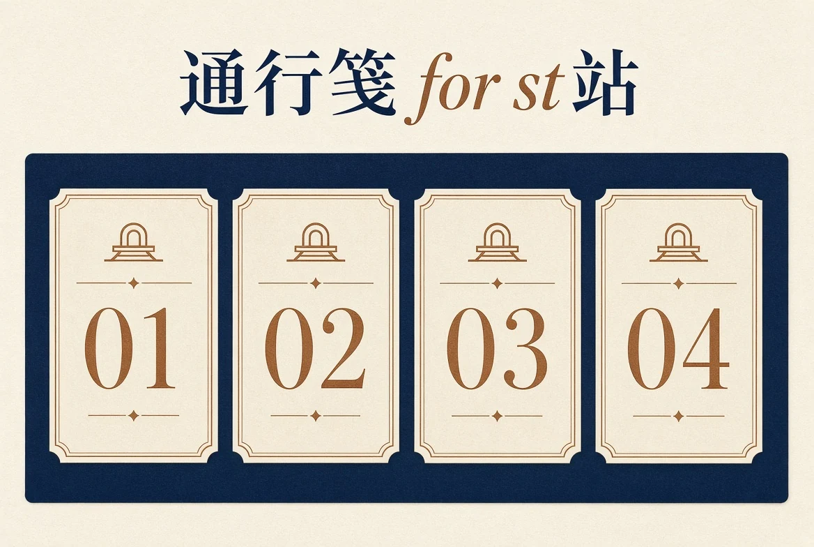 通行笺内容示意